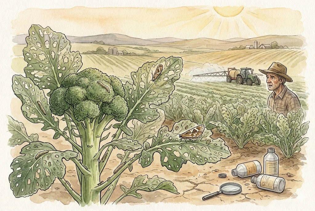 Broccoli Pest Control 2026: Diamondback Moth & Swede Midge