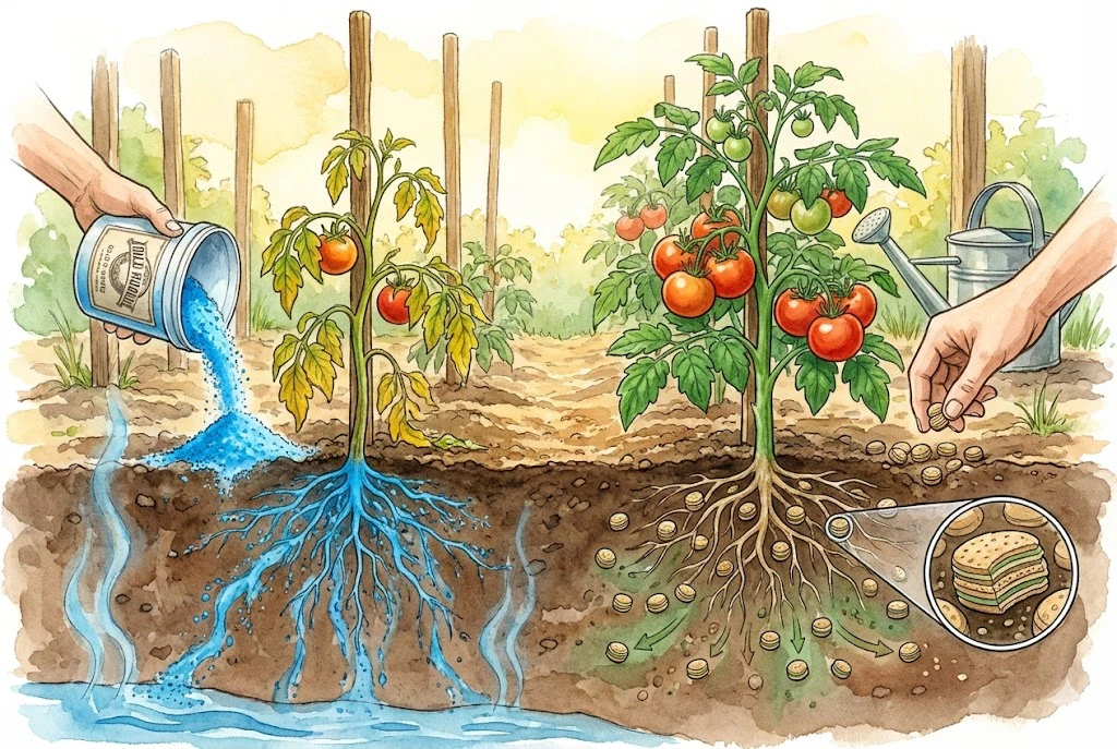 Slow Release Fertilizer Guide: Science for Lazy, High-Yield Vegetable Gardening